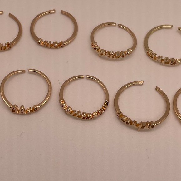 ⭐️❤️ FREE Zodiac Horoscope Sign Street Boho Stars Hipster Hippie Sky Sign Ring - Picture 8 of 8